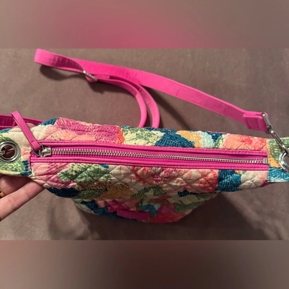 Vera Bradley Carson Floral Mini Hobo Crossbody Bag - Picture 4 of 16